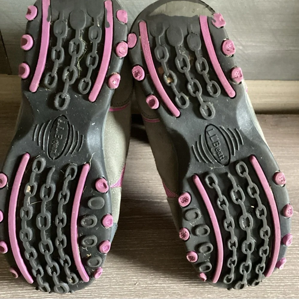 L.L.‎ Bean Kids Pink and Olive Snow Boots